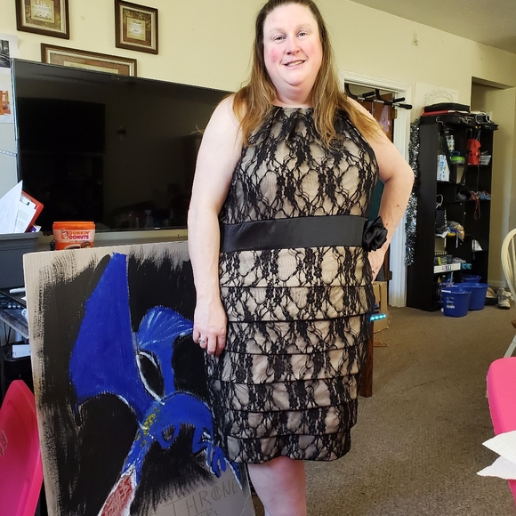 Plus Size Stretchy sexy dinner date or clubbing - Picture 2 of 7